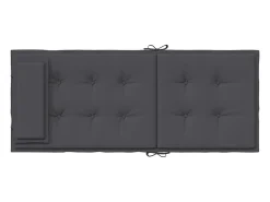 Cojines de silla respaldo alto 6 unidades tela Oxford gris antracita