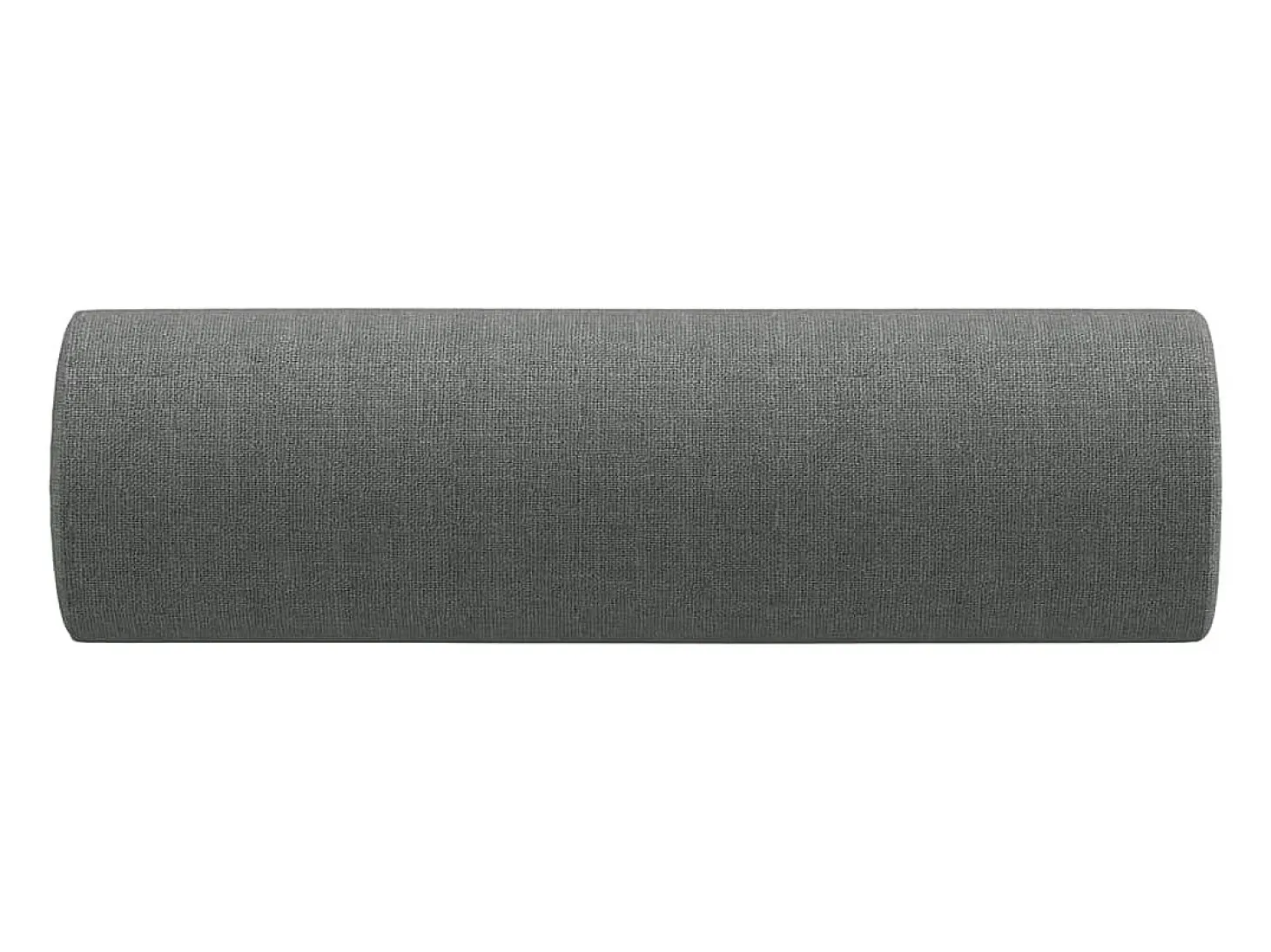 Cojines decorativos 2 uds tela gris oscuro 15x50 cm ES262974