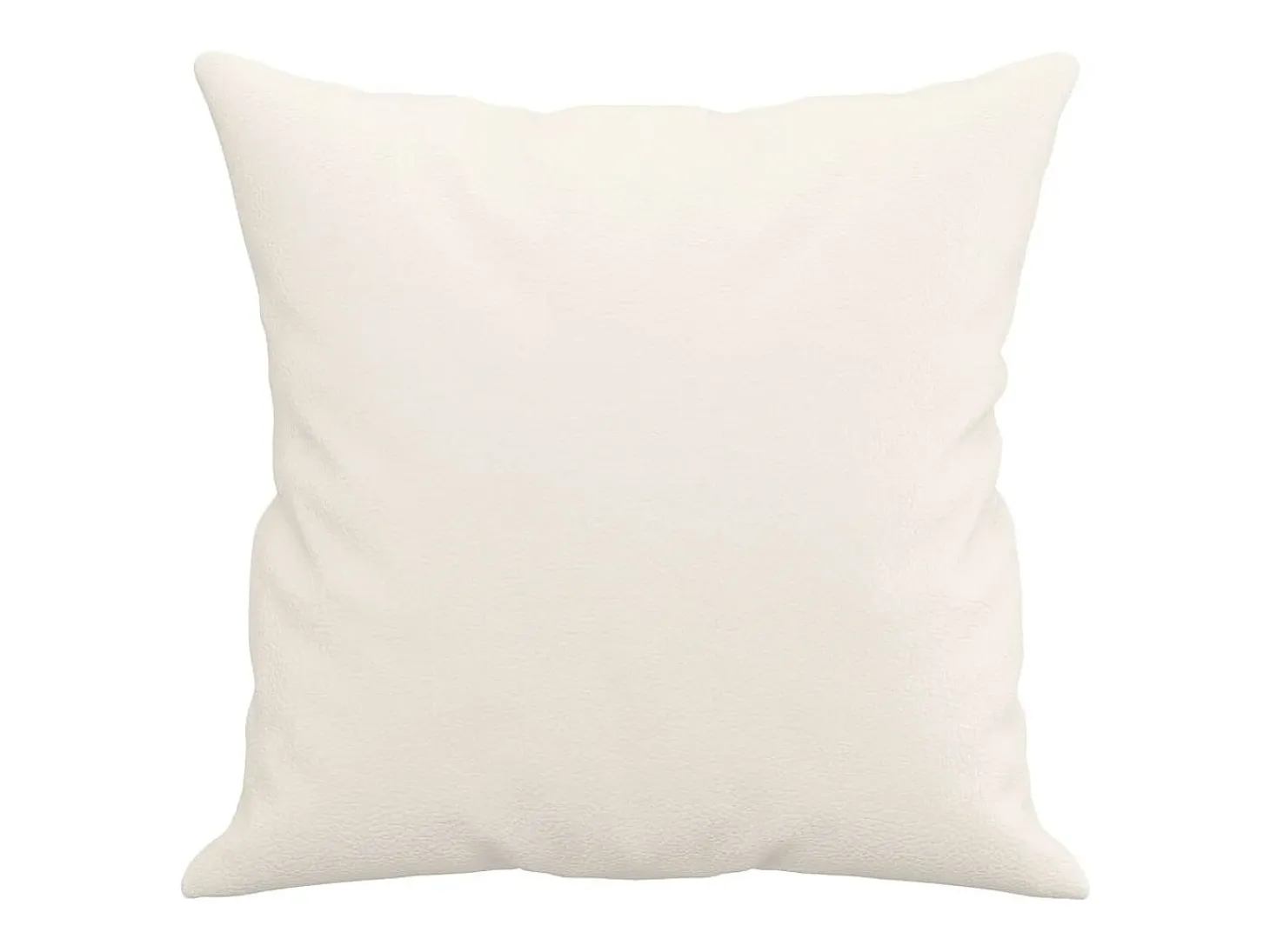 Cojines decorativos 2 uds cuero sintético crema 40x40 cm ES484694