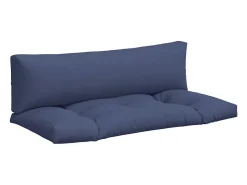 Cojines para muebles de palets 2 unidades tela Oxford azul marino