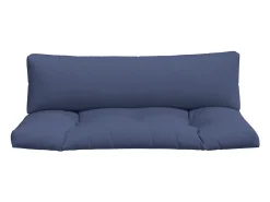 Cojines para muebles de palets 2 unidades tela Oxford azul marino