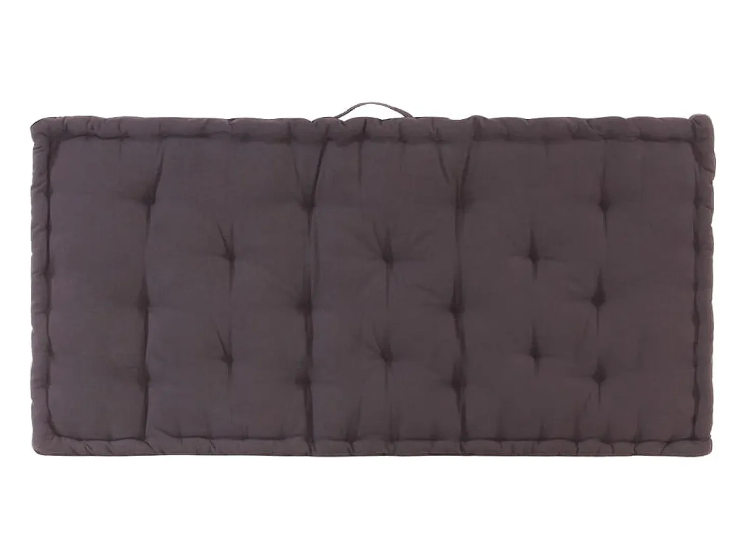 Cojines para muebles de palets 2 unidades algodón antracita