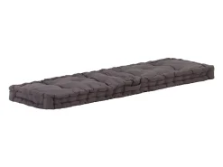 Cojines para muebles de palets 2 unidades algodón antracita