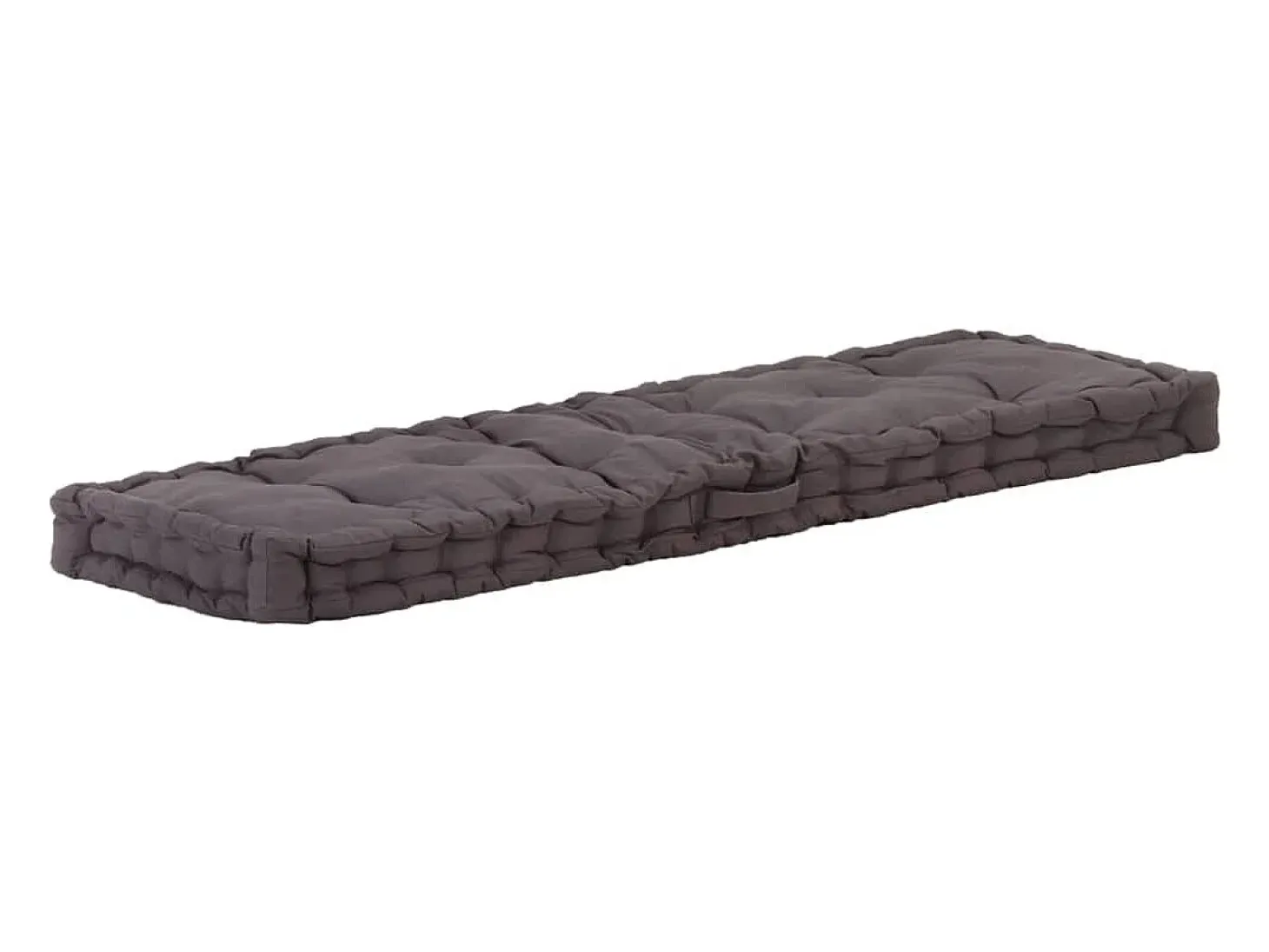 Cojines para muebles de palets 2 unidades algodón antracita