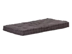 Cojines para muebles de palets 2 unidades algodón antracita