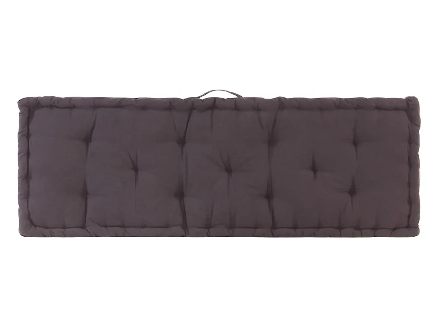 Cojines para muebles de palets 2 unidades algodón antracita