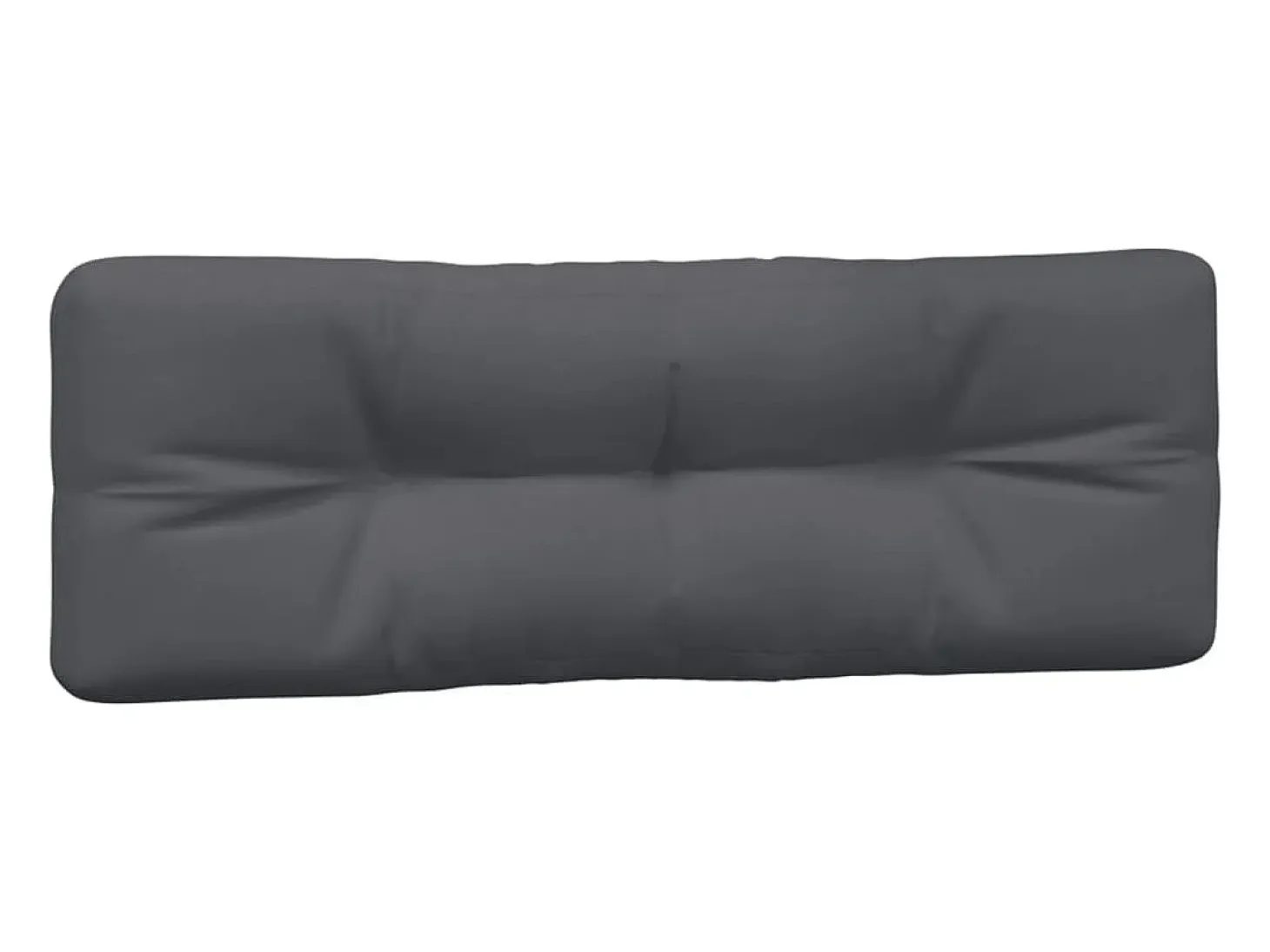 Cojines para palets 5 unidades tela gris antracita