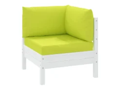 Cojines para palets 3 unidades tela Oxford verde claro