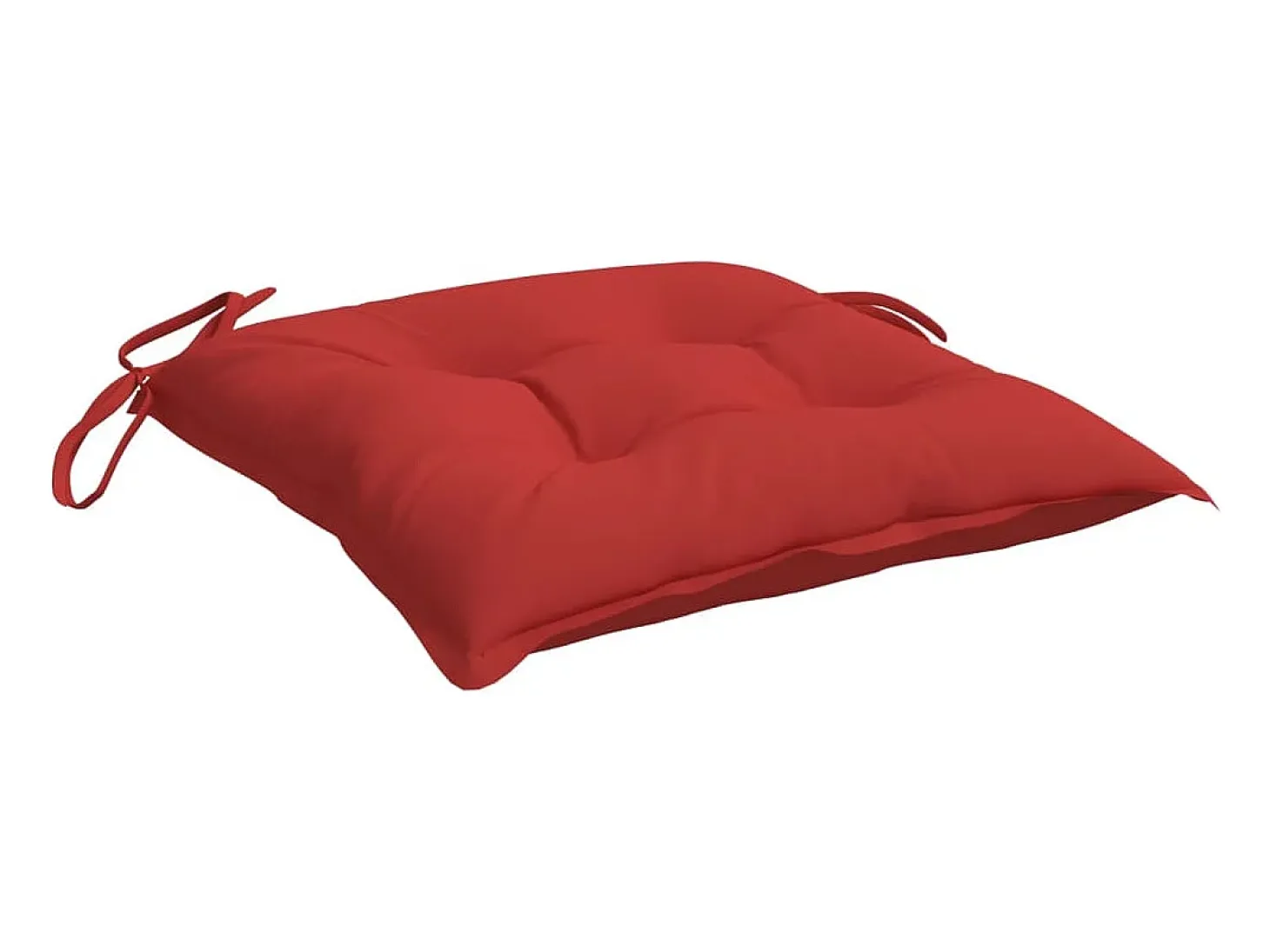 Cojines para palets 6 unidades tela Oxford rojo 50x50x7 cm