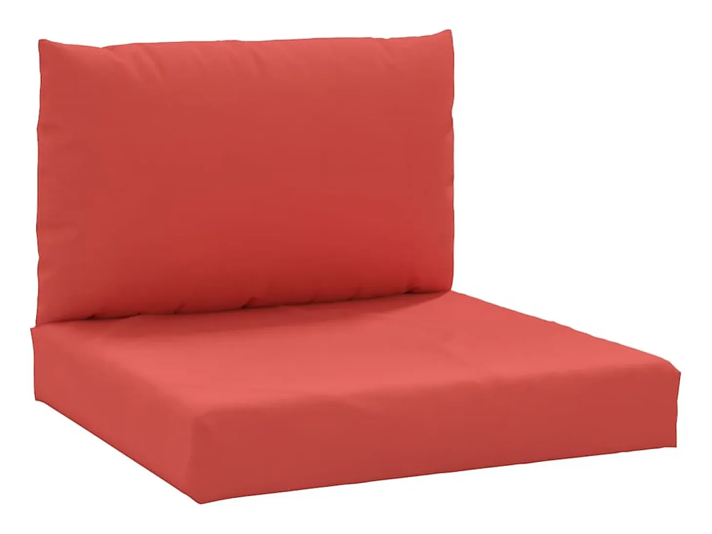 Cojines para palets 2 unidades tela Oxford rojo