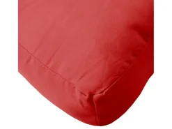 Cojines para palets 2 unidades tela Oxford rojo