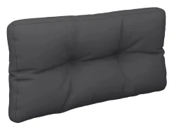 Cojines para palets 2 unidades tela negro