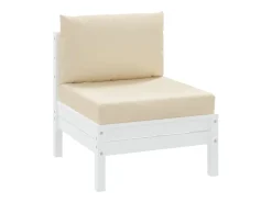 Cojines para palets 2 unidades tela Oxford beige ES249282