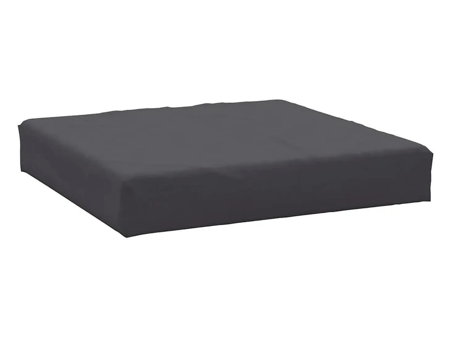 Cojines para palets 2 unidades tela gris antracita