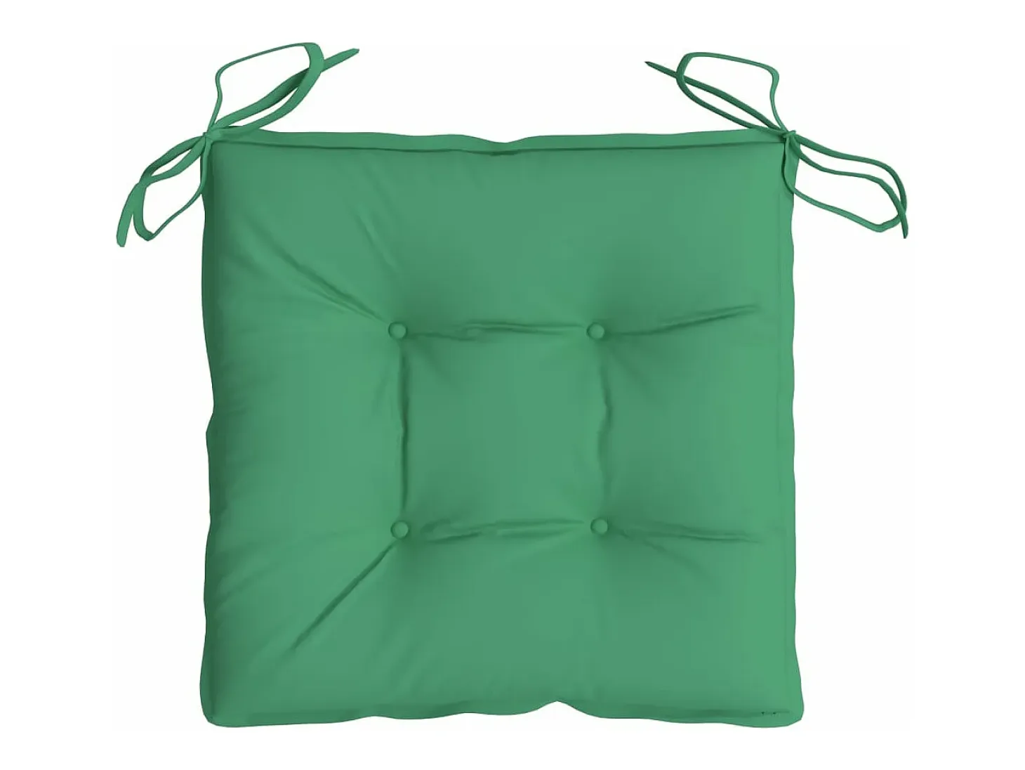 Cojines para palets 6 unidades tela Oxford verde 50x50x7 cm