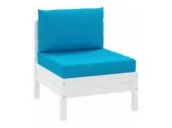 Cojines para palets 2 unidades tela Oxford azul claro