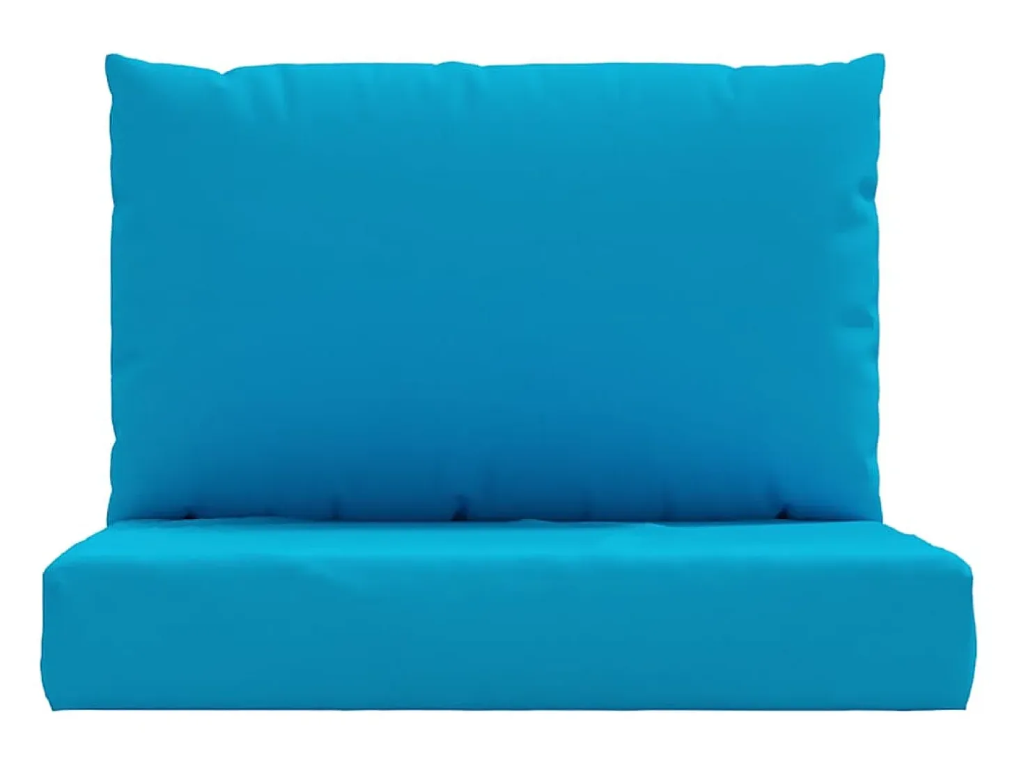 Cojines para palets 2 unidades tela Oxford azul claro