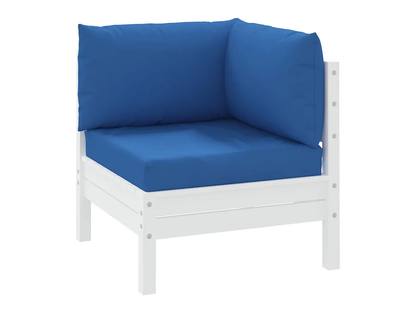 Cojines para palets 3 unidades tela Oxford azul ES397274
