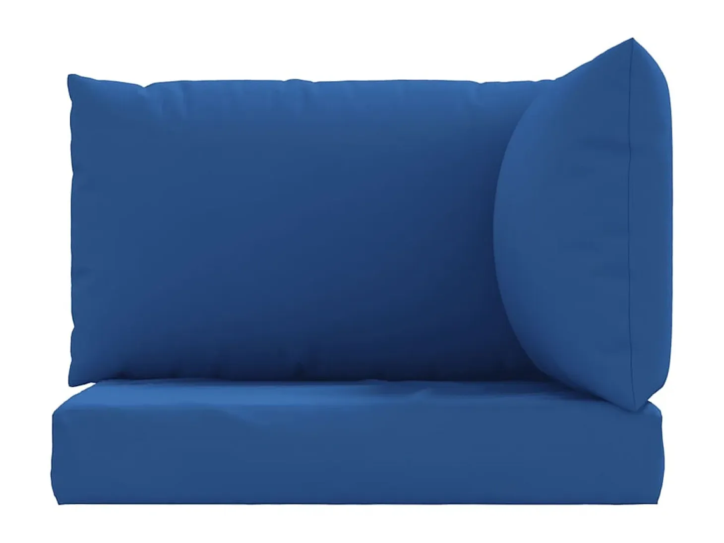 Cojines para palets 3 unidades tela Oxford azul ES397274