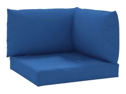 Cojines para palets 3 unidades tela Oxford azul ES397274