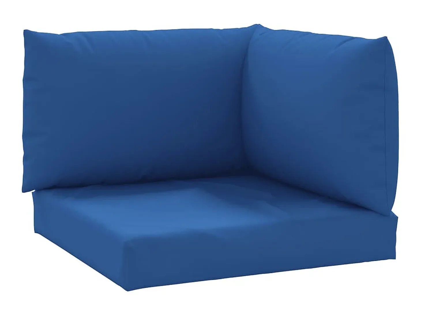 Cojines para palets 3 unidades tela Oxford azul ES397274