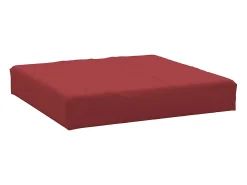 Cojines para palets 3 unidades tela Oxford rojo tinto