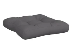Cojines para paletss 3 unidades tela gris antracita
