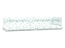Cojines para palés 5 piezas tela estampado de hojas ES395862