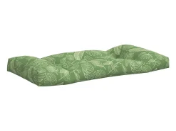 Cojines para palés 3 piezas tela Oxford estampado de hojas