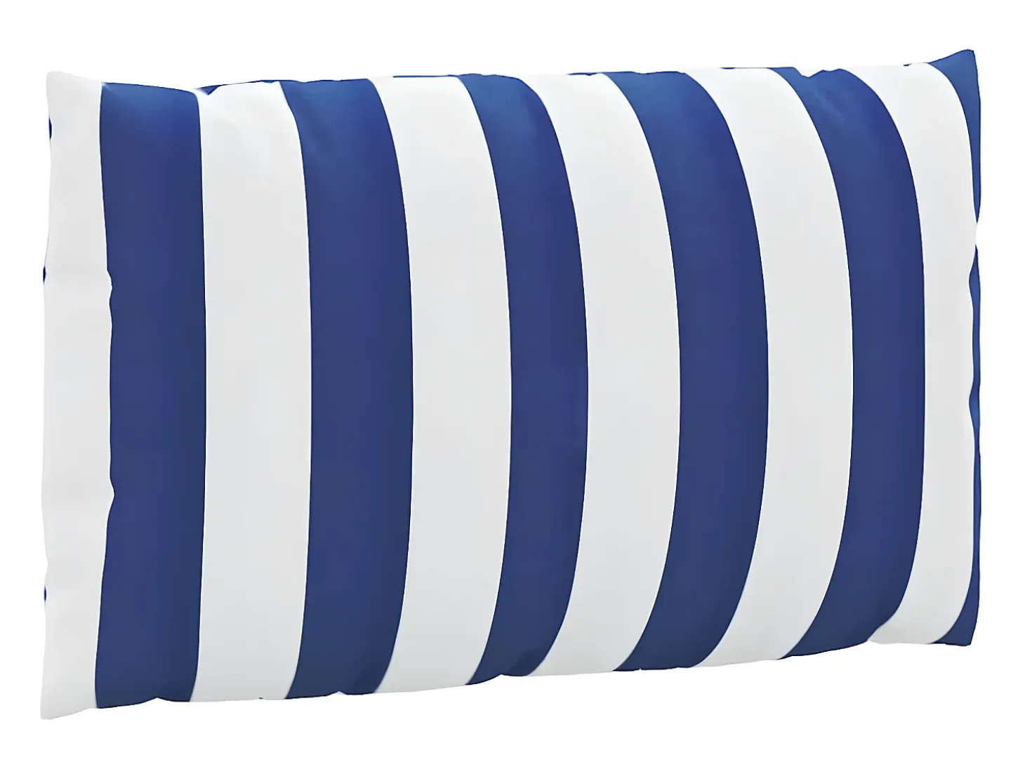Cojines para palés 3 piezas tela Oxford azul y blanco a rayas ES847976