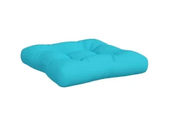 Cojines para palés 3 piezas tela Oxford turquesa ES814306