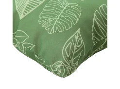 Cojines para palés 3 piezas tela Oxford estampado de hojas