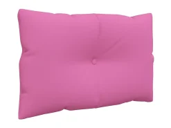 Cojines para palés 2 unidades tela Oxford rosa ES646907