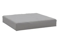 Cojines para palés 2 unidades tela Oxford gris