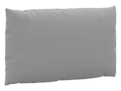 Cojines para palés 2 unidades tela Oxford gris