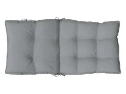 Cojines para silla con respaldo bajo 2 unidades tela Oxford gris