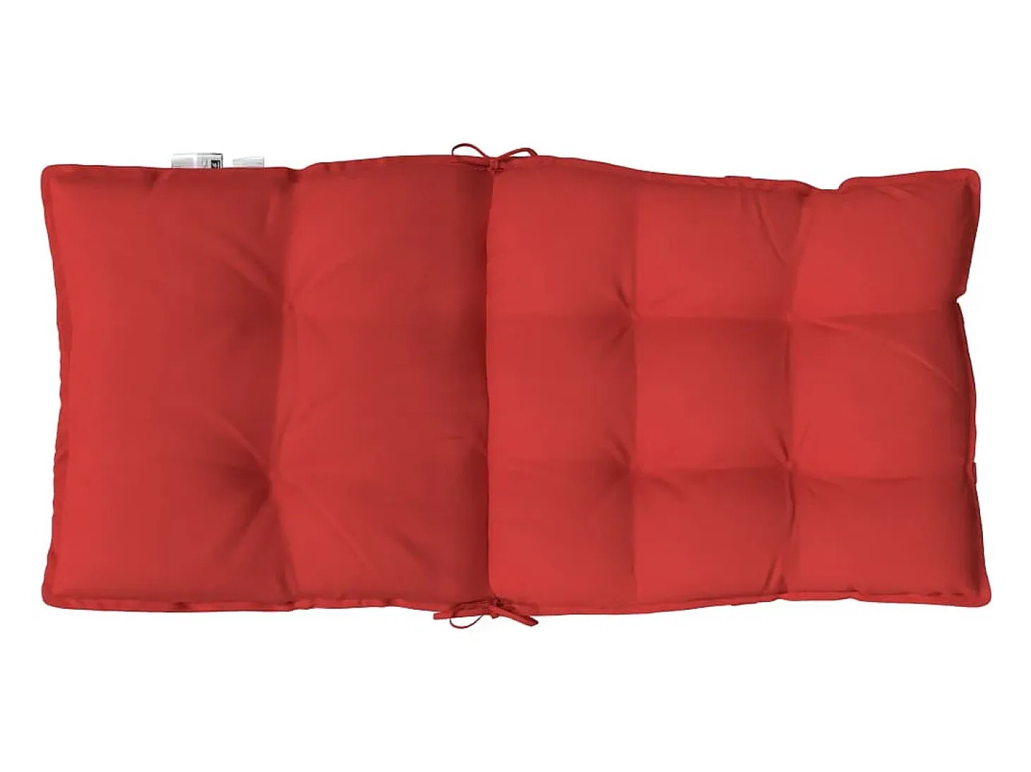 Cojines para silla con respaldo bajo 2 unidades tela Oxford rojo