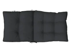 Cojines para silla con respaldo bajo 6 unidades tela Oxford negro
