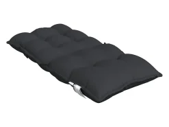 Cojines para silla con respaldo bajo 6 unidades tela Oxford negro