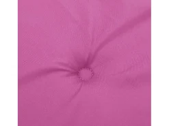 Cojines para silla con respaldo bajo 4 unidades tela rosa