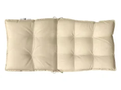Cojines para silla con respaldo bajo 4 unidades tela Oxford beige