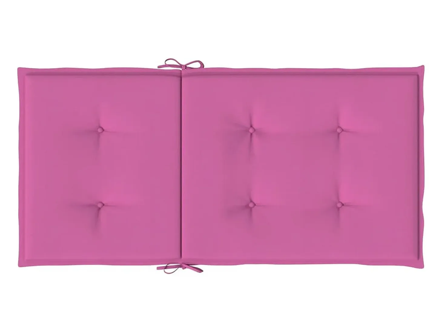 Cojines para silla con respaldo bajo 6 unidades tela rosa