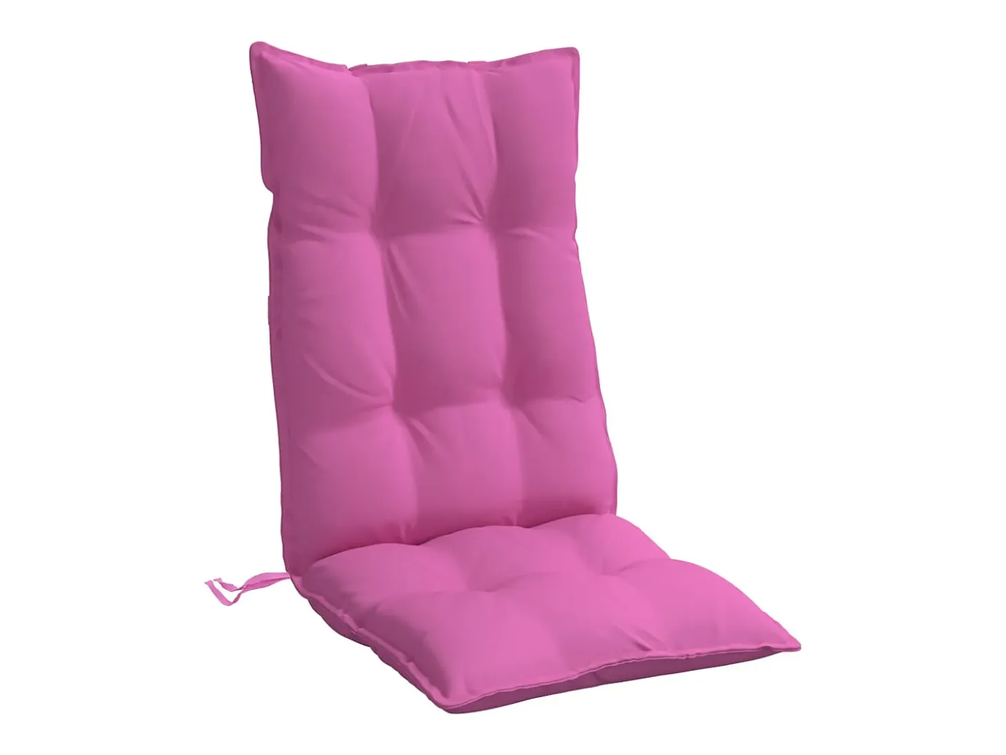 Cojines para silla con respaldo alto 4 unidades tela Oxford rosa