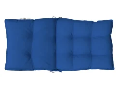 Cojines para silla respaldo bajo 4 unidades tela Oxford azul real