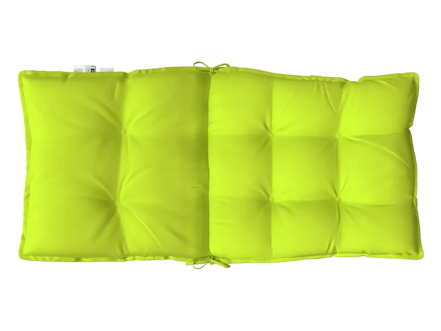 Cojines para silla respaldo bajo 6 unidades tela Oxford verde brillo