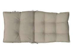 Cojines para silla respaldo bajo 4 unidades tela Oxford gris taupe