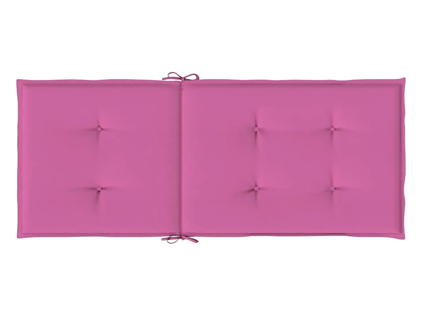 Cojines para sillas con respaldo alto 4 unidades tela rosa