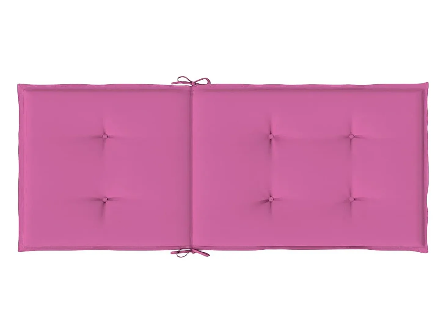 Cojines para sillas con respaldo alto 6 unidades tela rosa