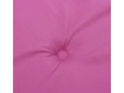 Cojines para sillas con respaldo alto 6 unidades tela rosa