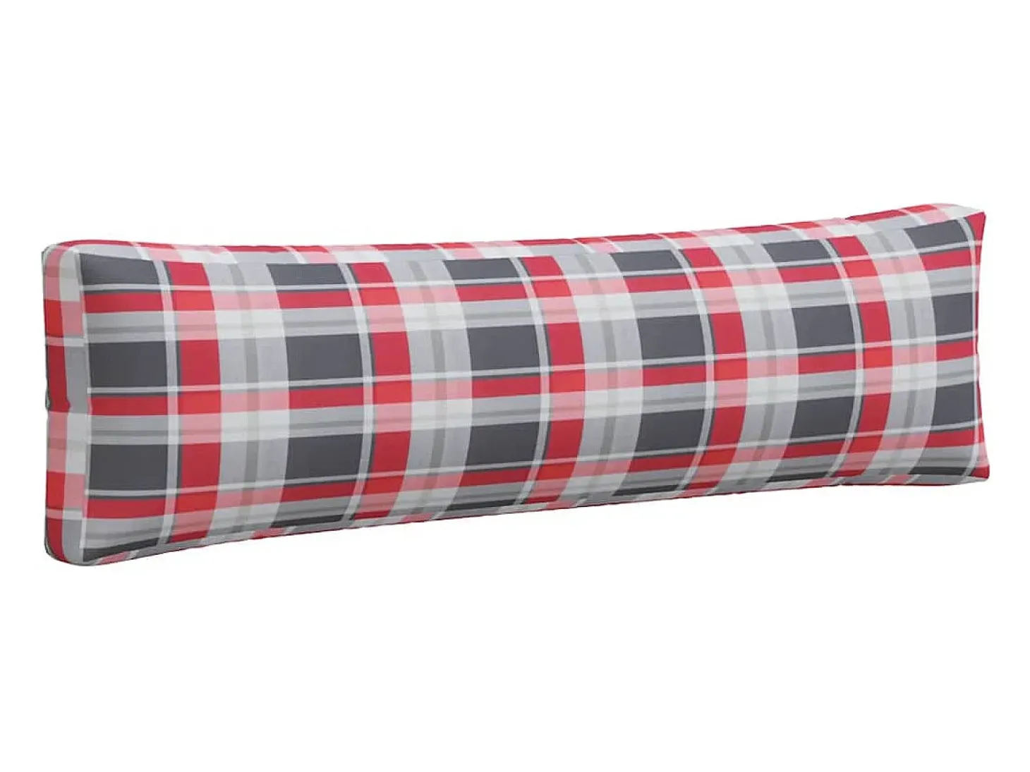 Cojines para sofá de palets 2 unidades tela cuadros rojo